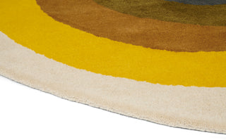 Brink and Campman Sunflower Yellow Area Rug by Orla Kiely Corner Image