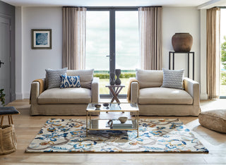 Brink and Campman Amanpuri Stone Area Rug by Sanderson Room Image Feature