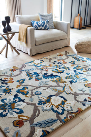 Brink and Campman Amanpuri Stone Area Rug by Sanderson Room Image Feature