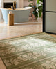 Brink and Campman Anaar Forest Green Area Rug by Sanderson Room Image Feature