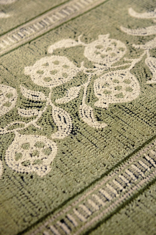 Brink and Campman Anaar Forest Green Area Rug by Sanderson Room Image Feature