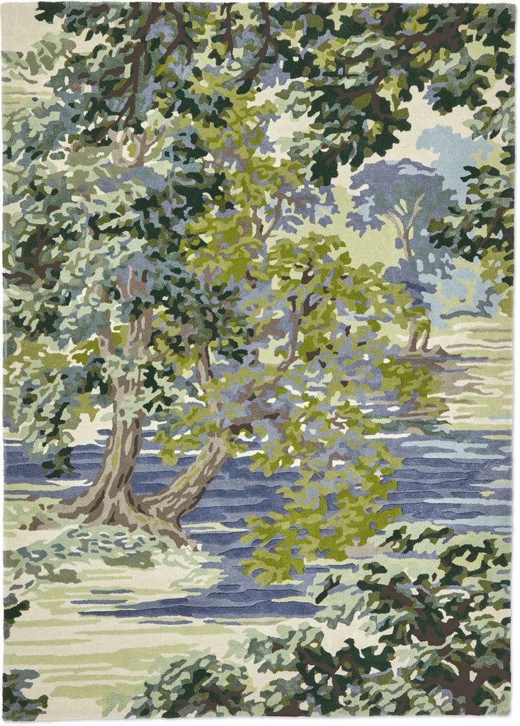 Brink and Campman Ancient Canopy Forest Green Area Rug by Sanderson main image