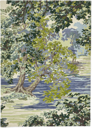 Brink and Campman Ancient Canopy Forest Green Area Rug by Sanderson main image