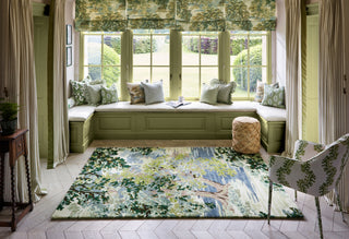 Brink and Campman Ancient Canopy Forest Green Area Rug by Sanderson Room Image Feature