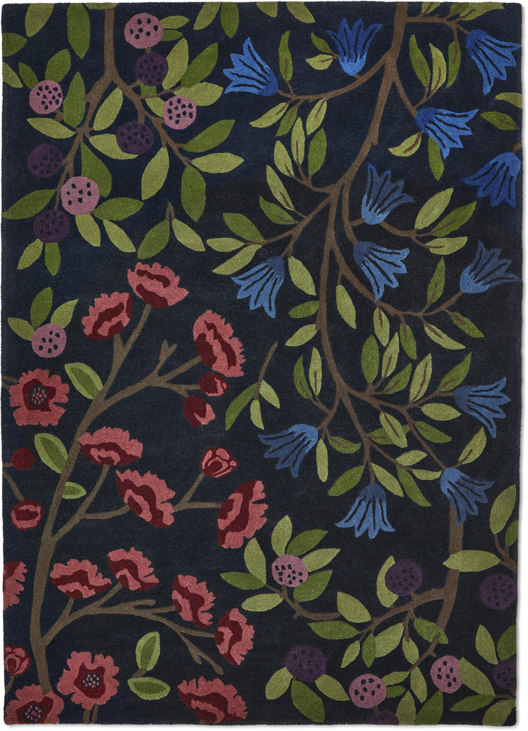 Brink and Campman Foraging Indigo Area Rug by Sanderson main image