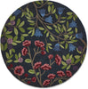 Brink and Campman Foraging Indigo Area Rug by Sanderson Round Main Image