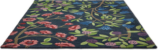 Brink and Campman Foraging Indigo Area Rug by Sanderson Angle Image