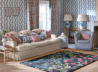 Brink and Campman Foraging Indigo Area Rug by Sanderson Room Image Feature