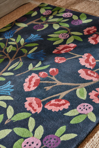 Brink and Campman Foraging Indigo Area Rug by Sanderson Room Image Feature