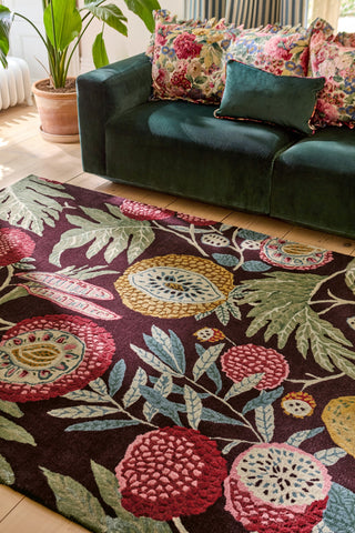 Brink and Campman Jackfruit Cherry/Alabaster Area Rug by Sanderson Room Image Feature