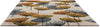 Brink and Campman Dandelion Clocks Ochre/Silver Area Rug by Sanderson Angle Image
