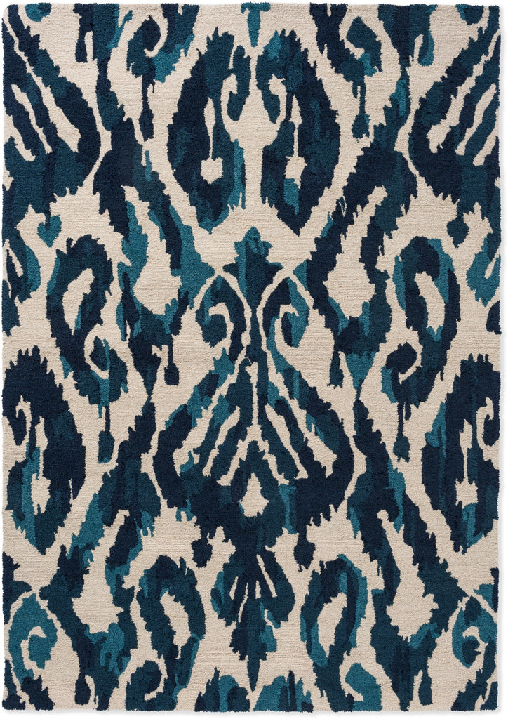 Brink and Campman Kasuri Indigo Area Rug by Sanderson main image
