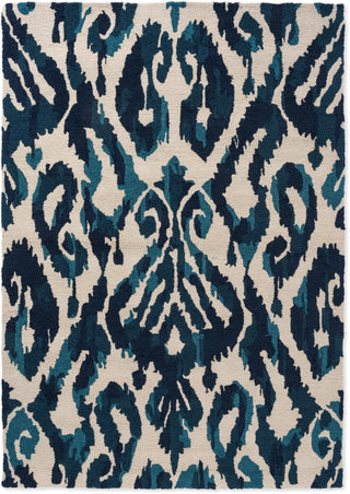 Brink and Campman Kasuri Indigo Area Rug by Sanderson main image