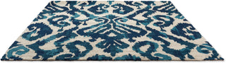Brink and Campman Kasuri Indigo Area Rug by Sanderson Angle Image