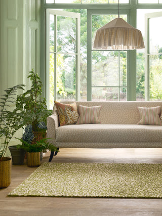 Brink and Campman Truffle Olive Area Rug by Sanderson Room Image Feature