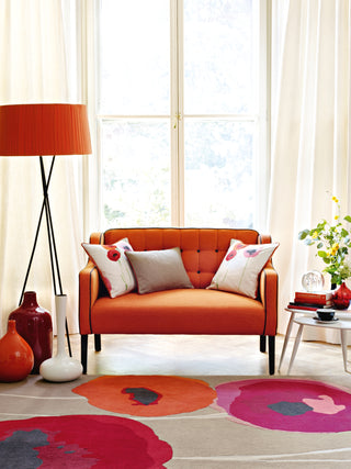 Brink and Campman Poppies Red/Orange Area Rug by Sanderson Room Image Feature