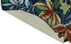 Brink and Campman Robin's Wood Forest Green Area Rug by Sanderson Round Fold Image