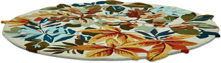 Brink and Campman Robin's Wood Russet Brown Area Rug by Sanderson Round Angle Image