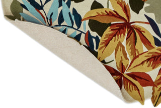 Brink and Campman Robin's Wood Russet Brown Area Rug by Sanderson Round Fold Image