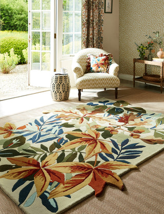 Brink and Campman Robin's Wood Russet Brown Area Rug by Sanderson Room Image Feature