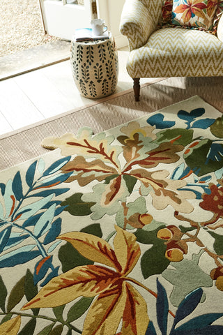 Brink and Campman Robin's Wood Russet Brown Area Rug by Sanderson Room Image Feature