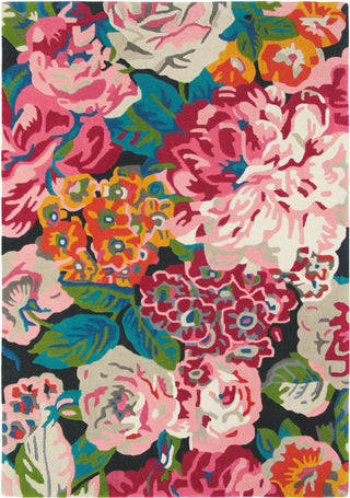 Brink and Campman Rose and Peony Cerise Area Rug by Sanderson Main Image