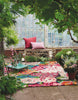 Brink and Campman Rose and Peony Cerise Area Rug by Sanderson Room Image Feature