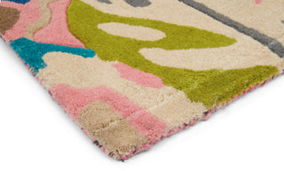 Brink and Campman Rose and Peony Cerise Area Rug by Sanderson Corner Image