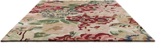 Brink and Campman Rose and Peony Red Area Rug by Sanderson Angle Image