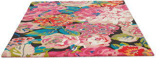 Brink and Campman Rose and Peony Cerise Area Rug by Sanderson Angle Image