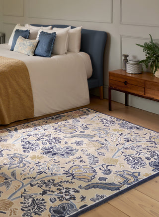 Brink and Campman Shalimar China Blue Area Rug by Sanderson Room Image Feature
