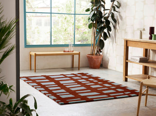 Brink and Campman Arlo Brick Area Rug by Scion Room Image Feature
