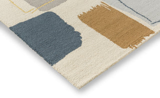 Brink and Campman Composition Papaya Area Rug by Scion Corner Image