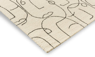 Brink and Campman Epsilon Charcoal Area Rug by Scion Corner Image