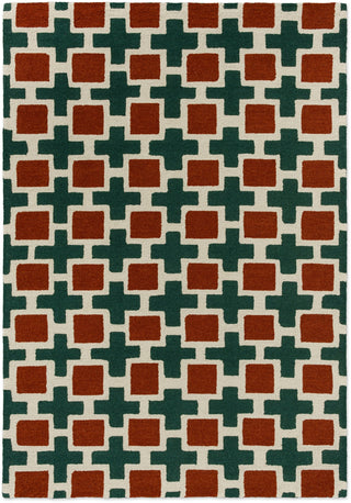 Brink and Campman Hatch Rust Area Rug by Scion main image
