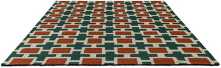 Brink and Campman Hatch Rust Area Rug by Scion Angle Image