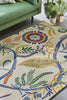 Brink and Campman Jackfruit the Beanstalk Chai Sage Area Rug by Scion Room Image Feature
