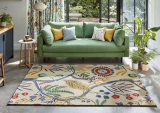 Brink and Campman Jackfruit the Beanstalk Chai Sage Area Rug by Scion Room Image Feature