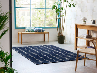 Brink and Campman Little Lohko Indigo Area Rug by Scion Room Image Feature