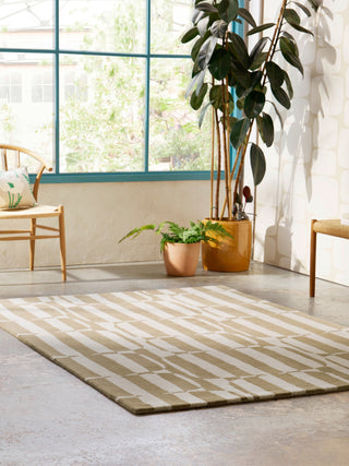 Brink and Campman Lohko Stripe Pebble Area Rug by Scion Room Image Feature
