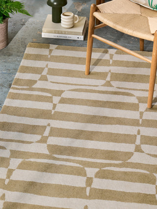 Brink and Campman Lohko Stripe Pebble Area Rug by Scion Room Image Feature