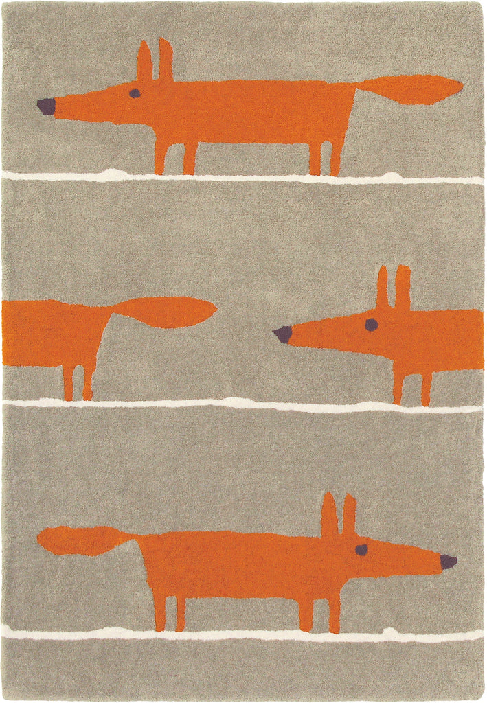 Brink and Campman Mr Fox Cinnamon Area Rug by Scion main image