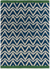 Brink and Campman Dhurrie Blue Area Rug by Scion main image
