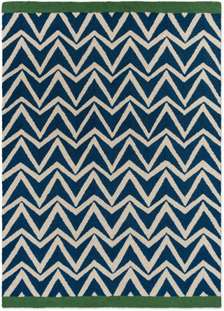 Brink and Campman Dhurrie Blue Area Rug by Scion main image