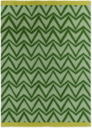 Brink and Campman Dhurrie Green Area Rug by Scion main image