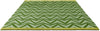 Brink and Campman Dhurrie Green Area Rug by Scion Angle Image