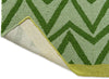 Brink and Campman Dhurrie Green Area Rug by Scion Fold Image