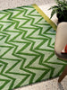 Brink and Campman Dhurrie Green Area Rug by Scion Room Image Feature