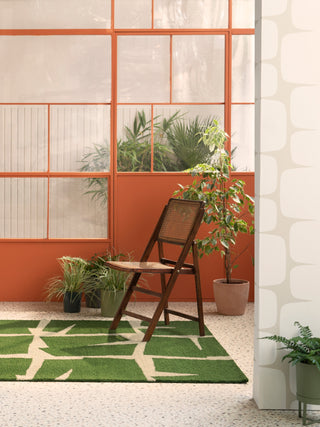 Brink and Campman Moqui Green Area Rug by Scion Room Image Feature