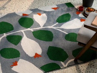 Brink and Campman Rosehip Blue Area Rug by Scion Room Image Feature